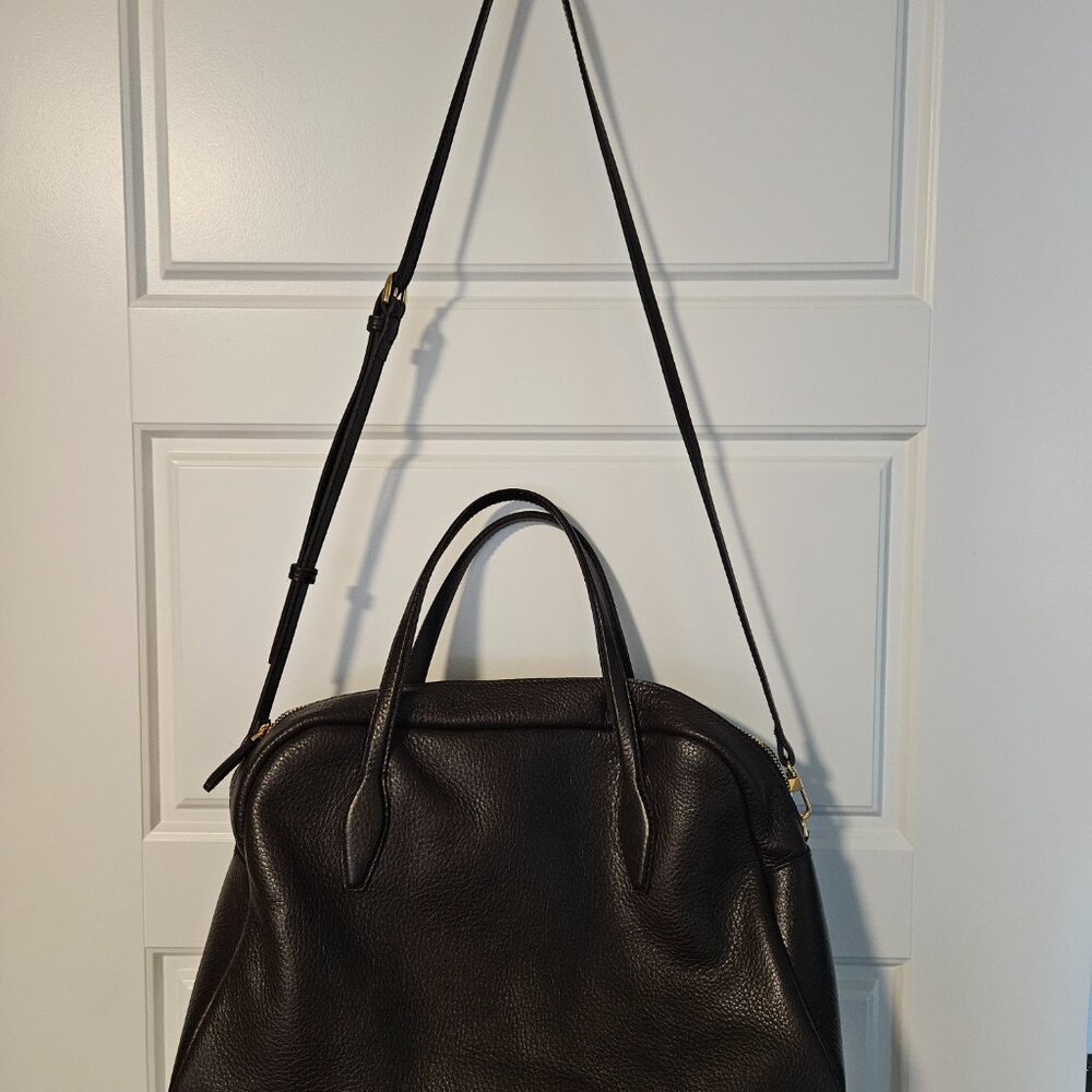 Madewell Top Handle/Crossbody Chocolate Brown Leather Bag - Picture 9 of 15